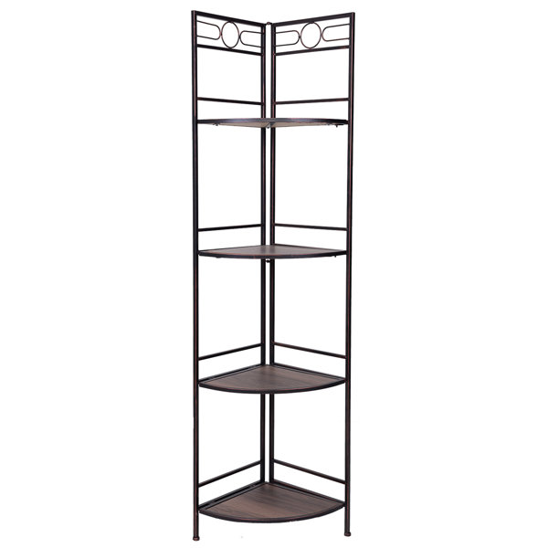 Williston Adelyna Triangular Corner Plant Stand Wayfair.co.uk